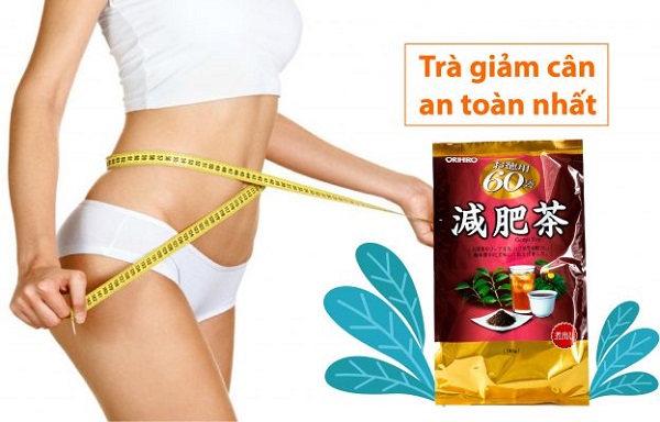 Trà tiêu mỡ Genpi Nhật Bản 60 gói