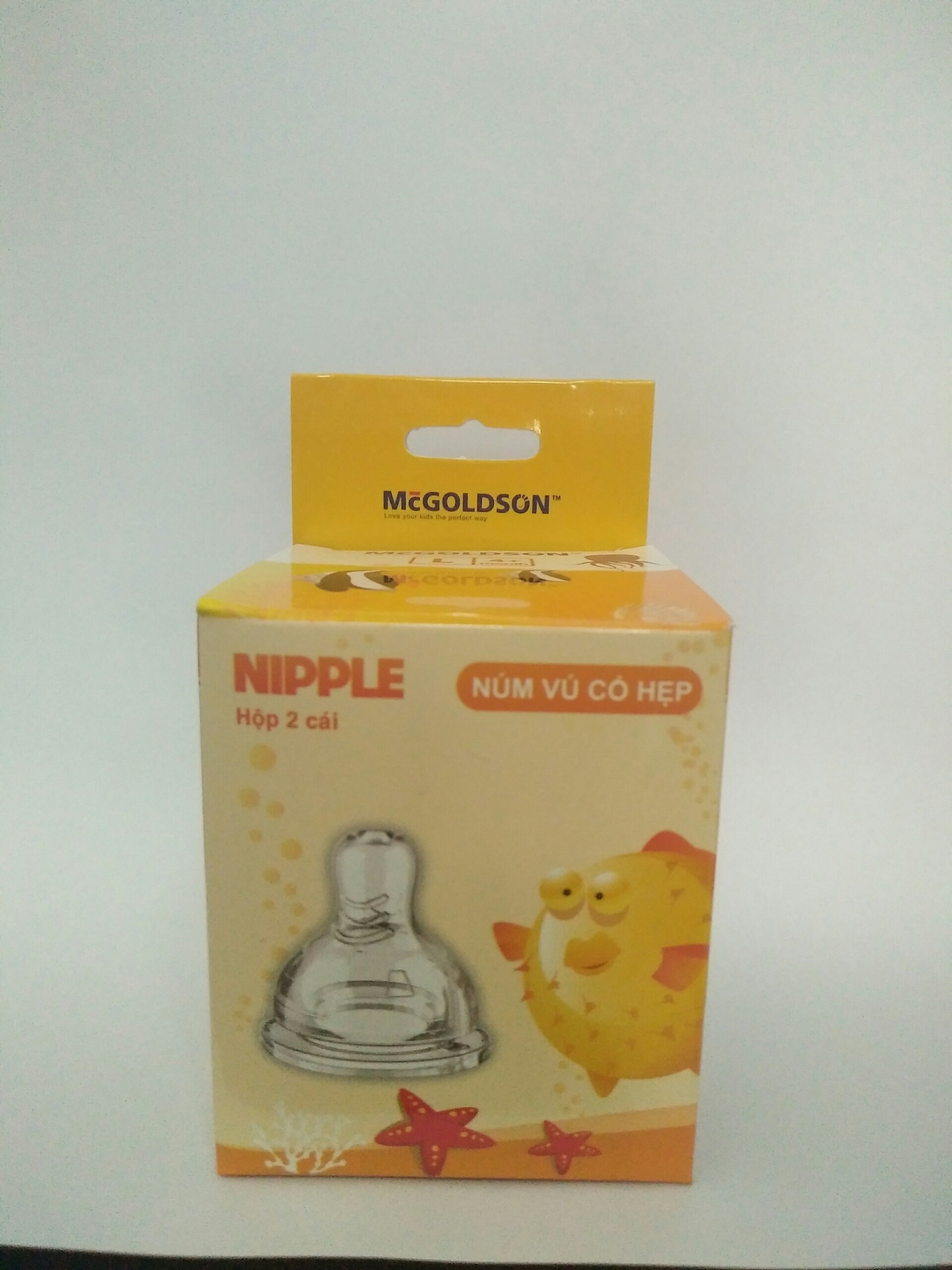 Núm vú cổ hẹp McGOLDSON (2 cái/hộp)