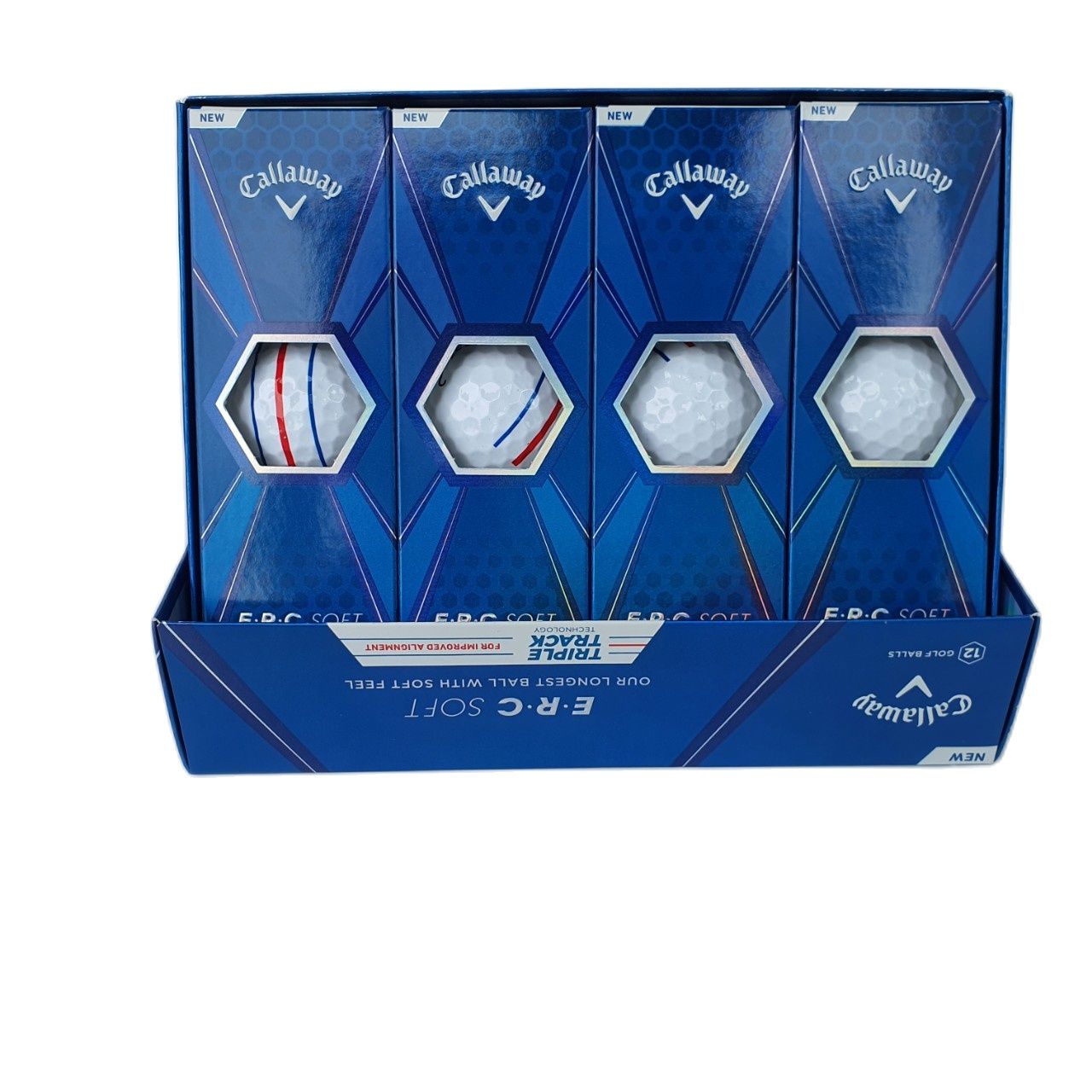 1 Hộp BÓNG GOLF E.R.C SOFT  CALLAWAY - New