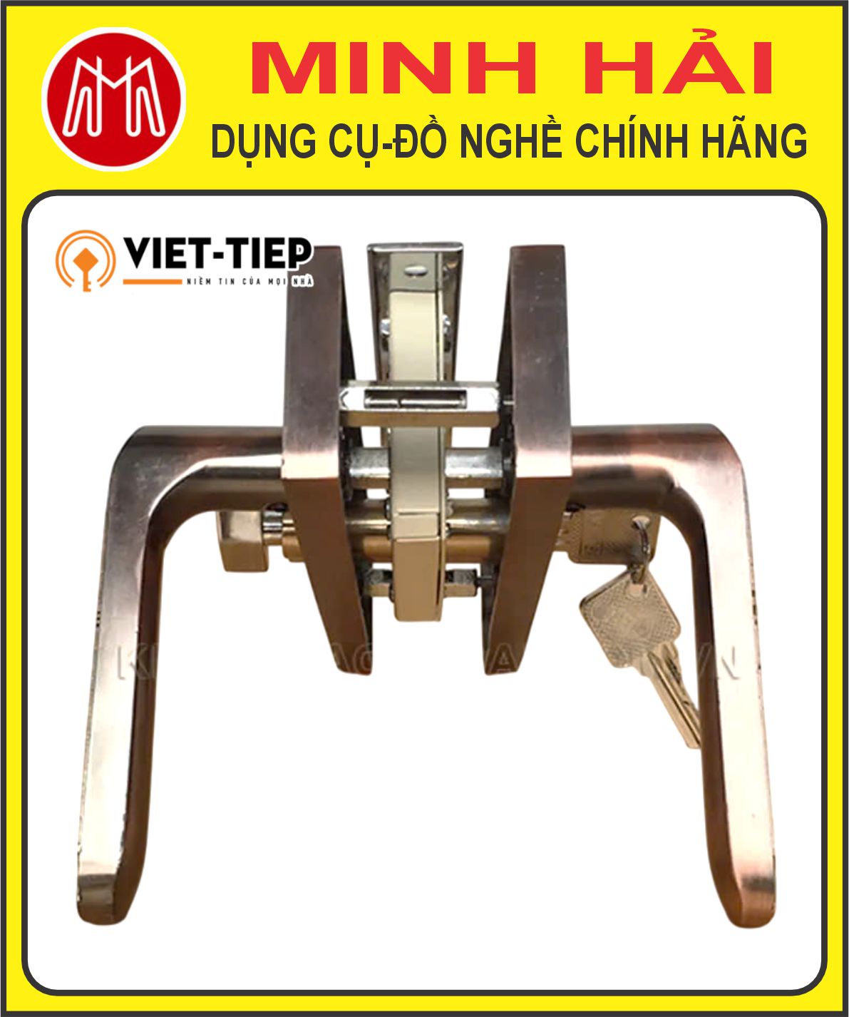 Việt Tiệp - Khóa cửa thông phòng. Model: 04512. Chất liệu: hợp kim