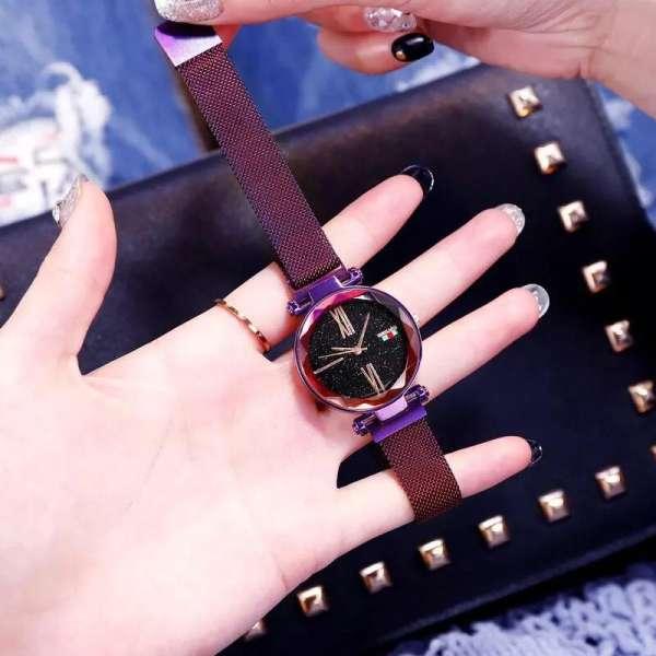 (Tặng pin, Tặng hộp )Đồng hồ thời trang nữ dây nam châm DIMINI - Hàn Quốc