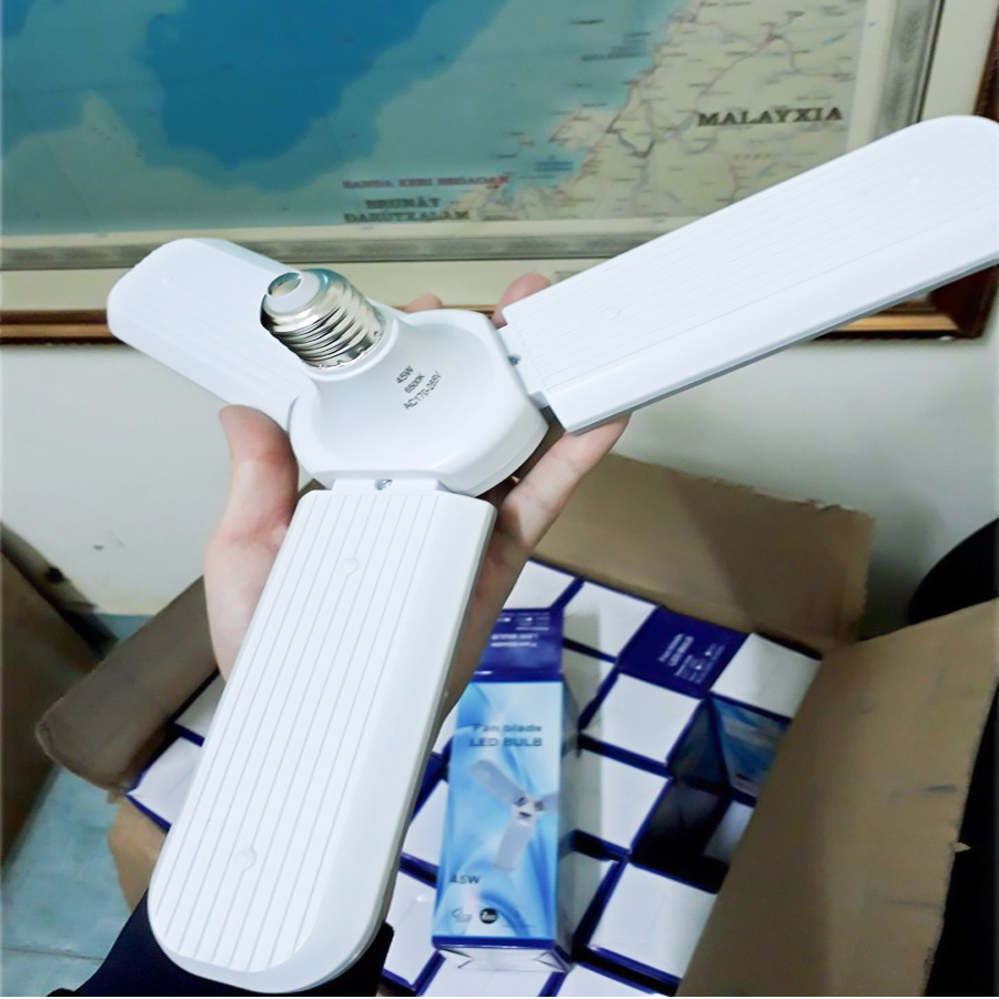 Đèn LED 3 LÁ 45W CỰC SÁNG ĐỀU CÁC GÓC (FAN3)