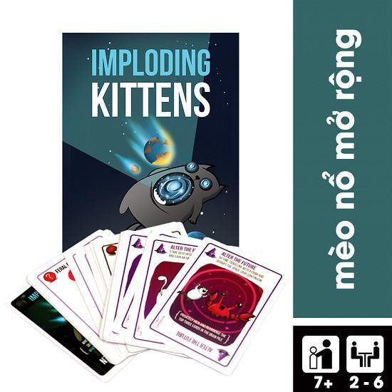 Trò chơi Board Game Mèo Nổ Bản Mở Rộng #3 Imploding Kittens