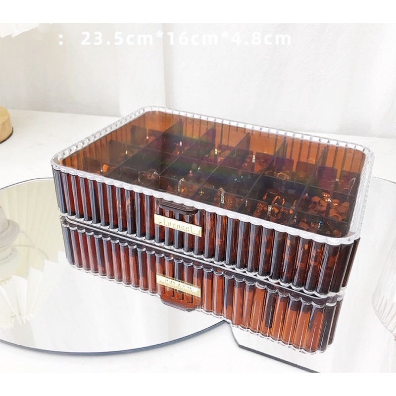 khay meka đựng phụ kiện nail 24 ô