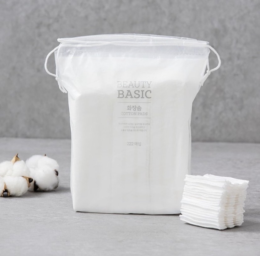 Bông tẩy trang BEAUTY BASIC từ Emart Hàn Quốc