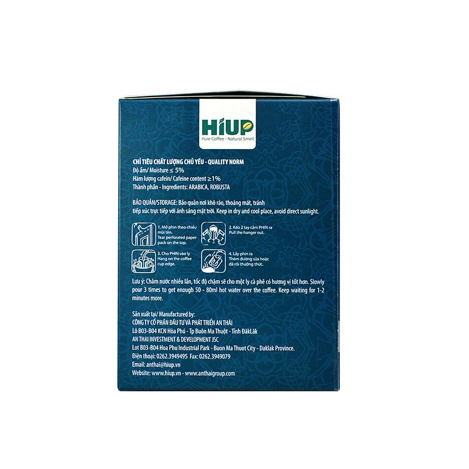 Cà Phê Phin Giấy Hiup Coffee (Hộp 12gr x 10phin)