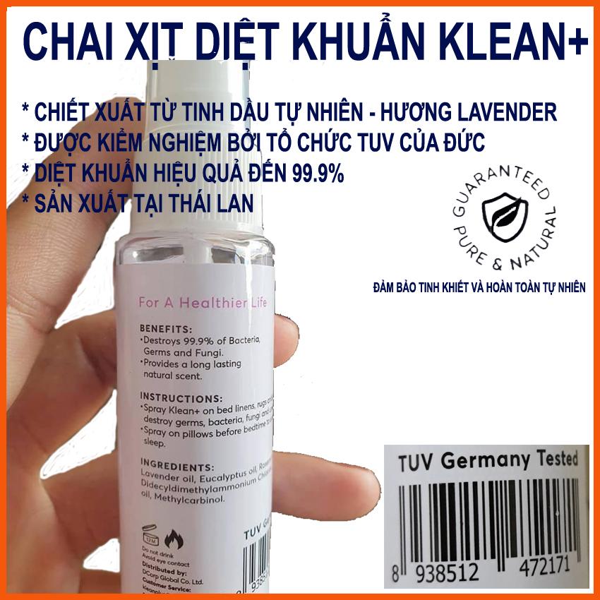 Giá Quá Tốt Để Có Chai Xịt Diệt Khuẩn Và Khử Mùi Klean+ Tinh Dầu Lavender, Giá Quá Tốt Để Có Chai Xịt Diệt Khuẩn Và Khử Mùi Klean+ Tinh Dầu Lavender,