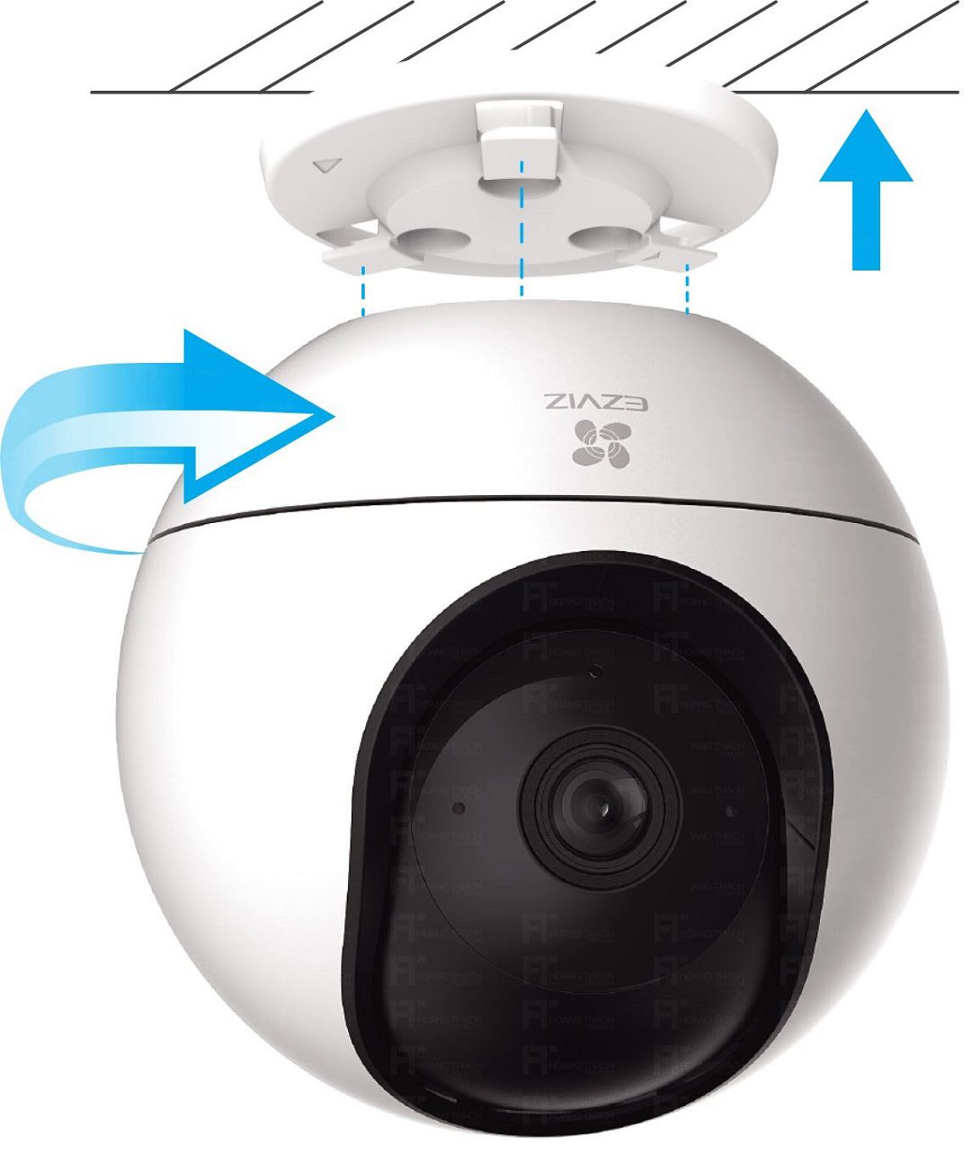 Camera WiFi Quay Quét 5MP EZVIZ H6 3K