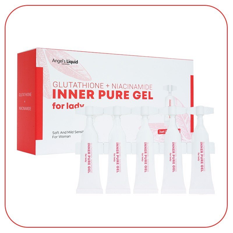 Crystal Pink and se snugly private ANGEL'S liquid glutathione + niacinamide inner Pure Gel