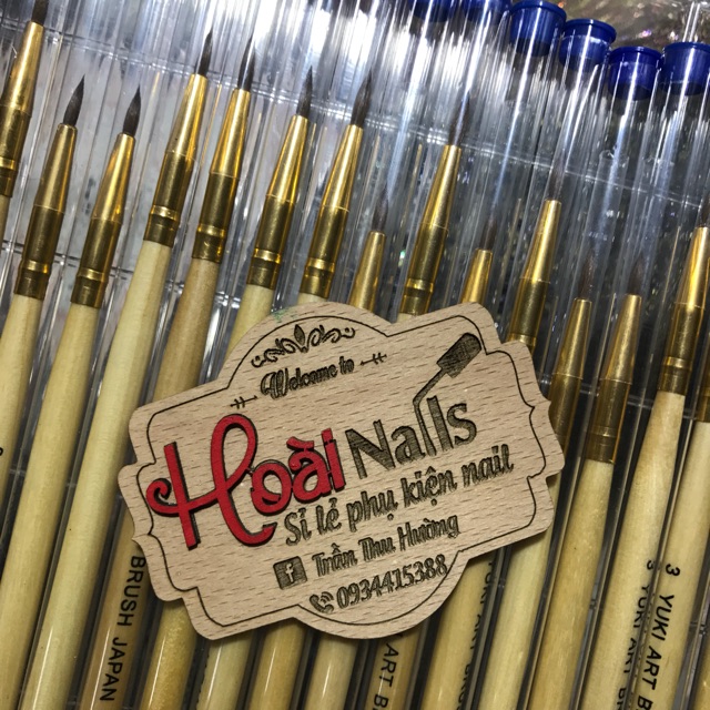 Cọ đắp bột yuki phụ kiện nail