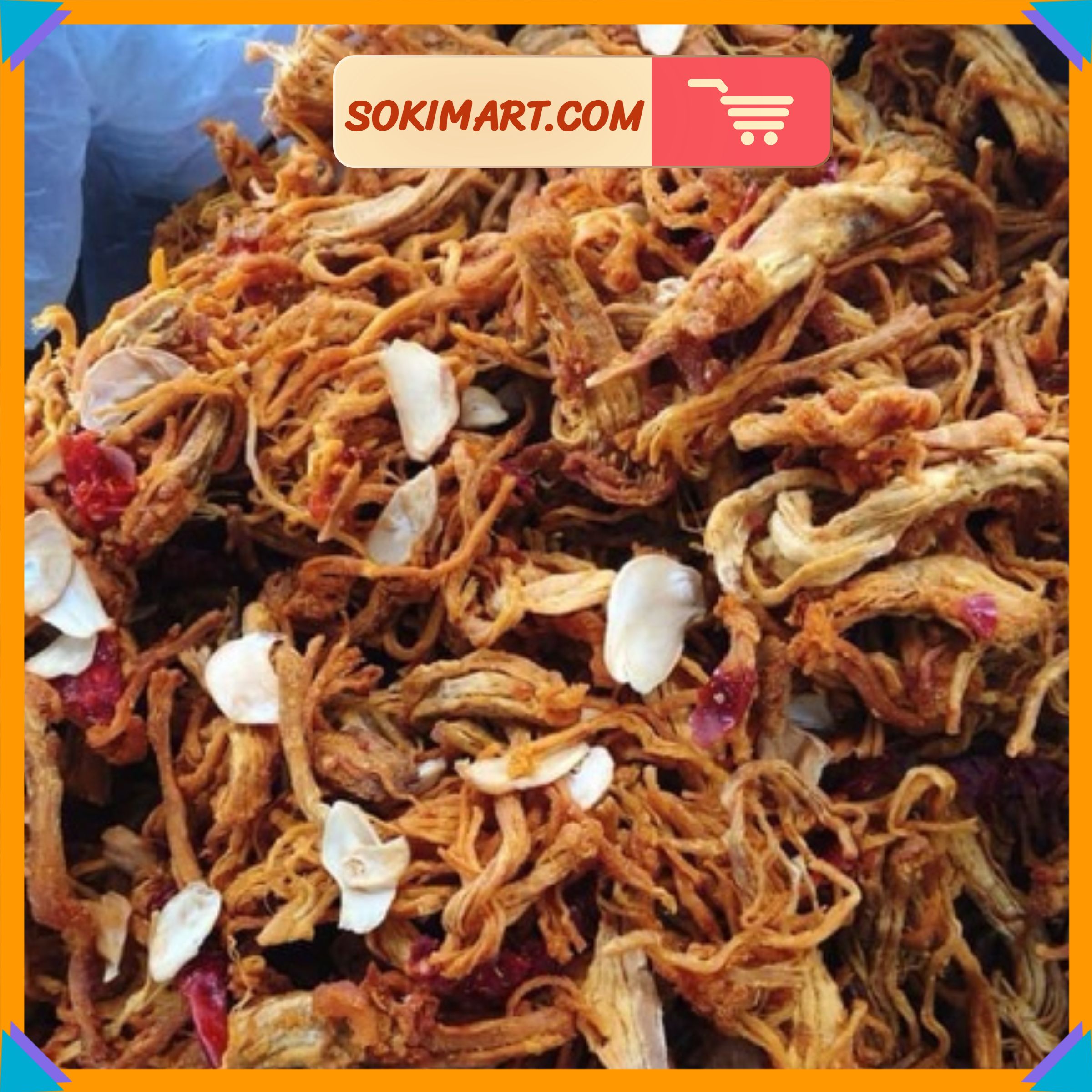 Khô heo cháy tỏi - 300g