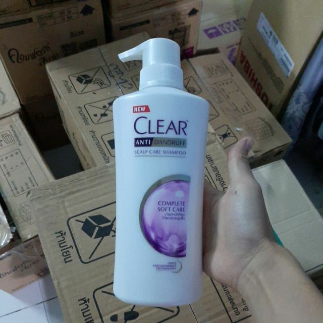 Dầu gội Clear Tím Thái Lan Complete Soft Care 480ml