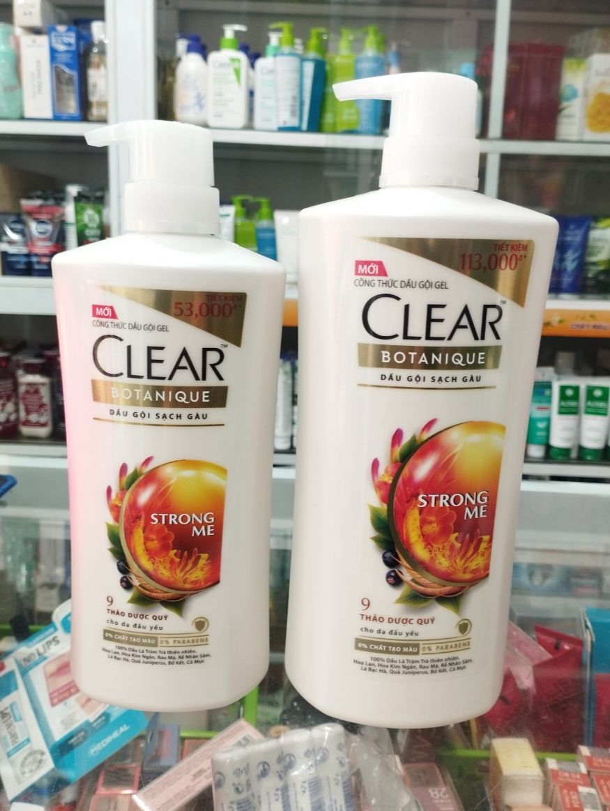 Dầu gội sạch gàu Clear thảo dược 630GR - 900GR