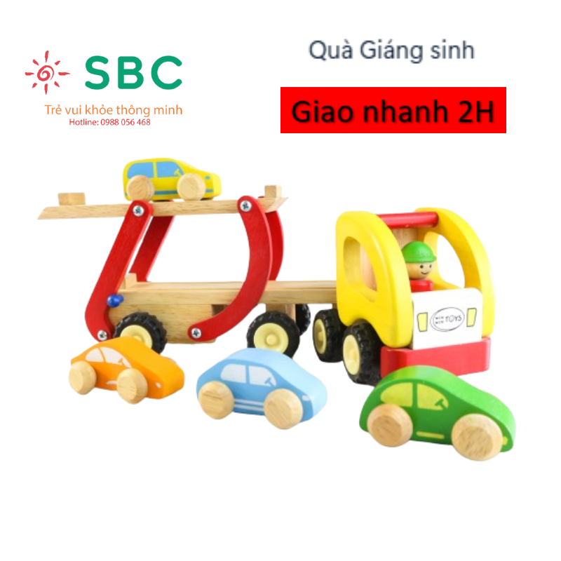 Đồ chơi gỗ Winwintoys - Xe hai tầng
