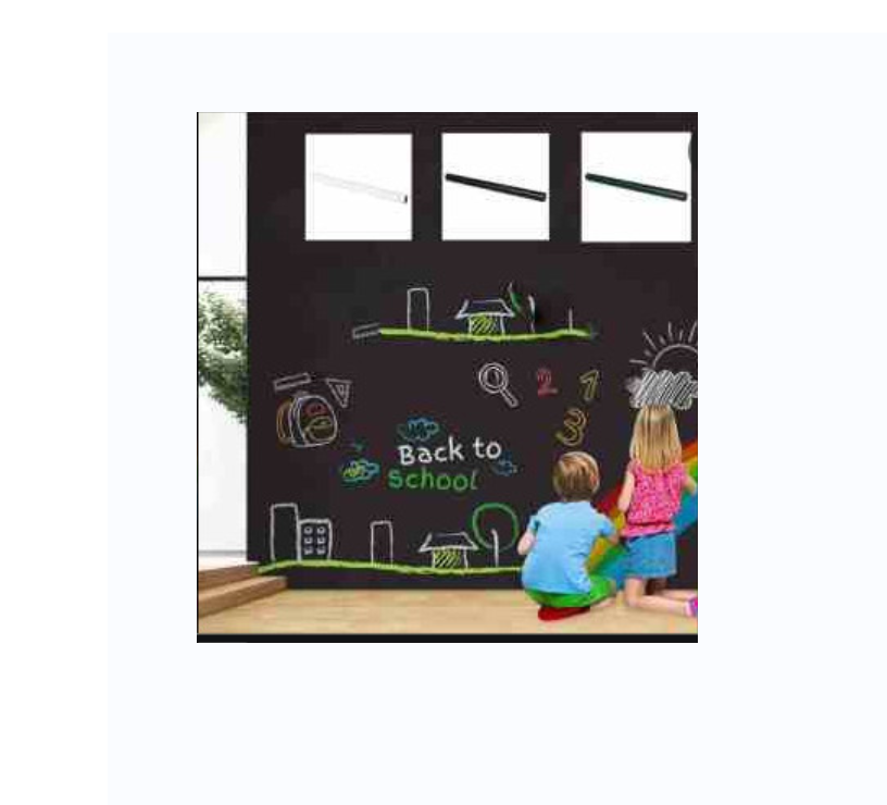 Decal viết phấn Màu Đen và Xanh - Nhiều Size