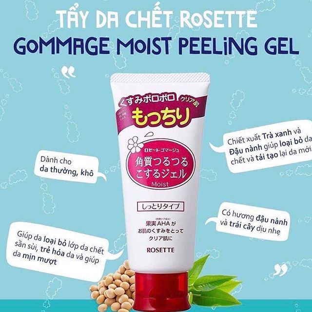 [HCM]Tẩy Tế Bào Chết Da Mặt Rosette Peeling Gel