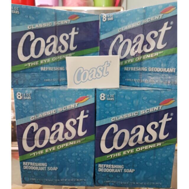 [HCM]XÀ BÔNG CỤC COAST HÀNG MỸ 113g ( Nguyên Lốc 8 Cục)