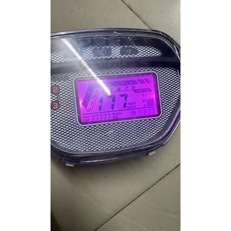 Đồng hồ điện tử gắn wave nhỏ , zx , blade 110.