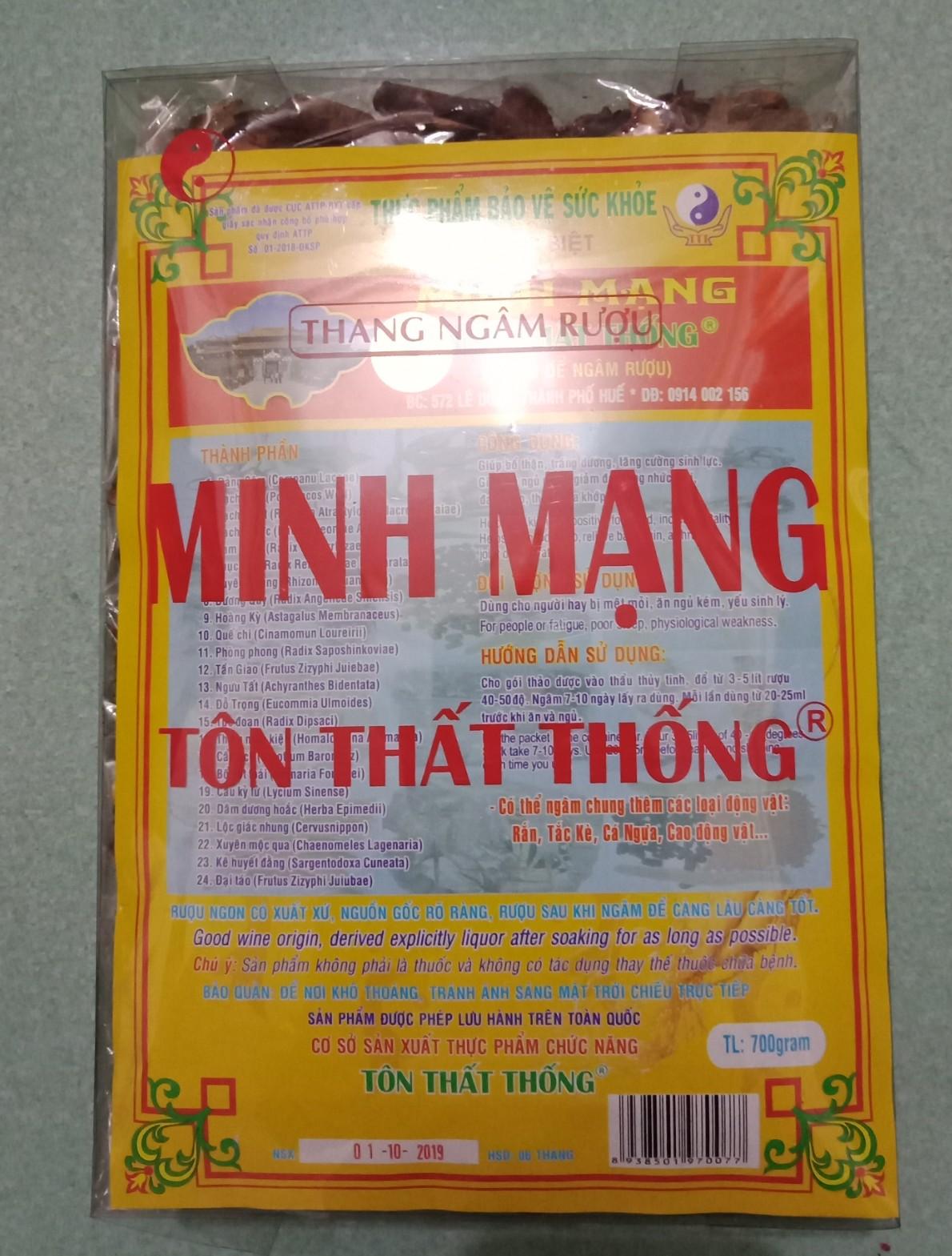 Minh Mạng Thang Tôn Thất Thống ( chính hãng , ĐẶC SẢN HUẾ )