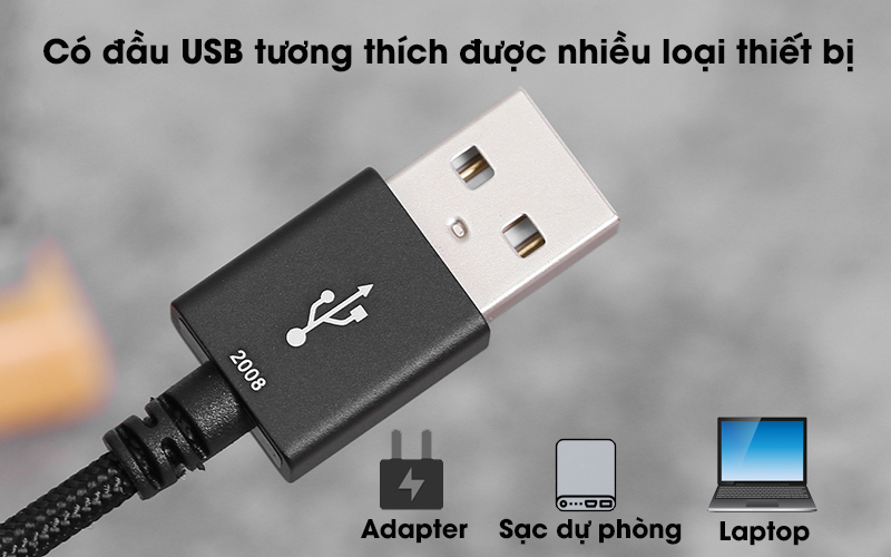 Cáp Lightning MFI 1m Mbest DS950-WB Đen ( Likenew )