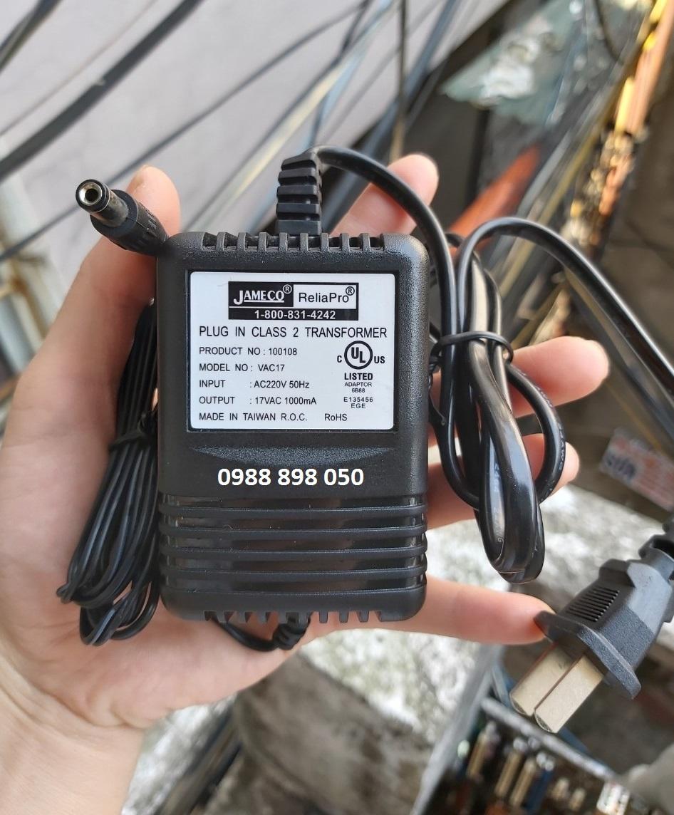 Cục nguồn xoay chiều AC 17v 1000ma hàng cao cấp