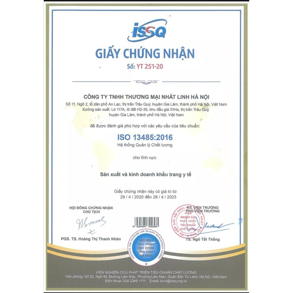 Hộp 50 khẩu trang y tế AMI CAO CẤP