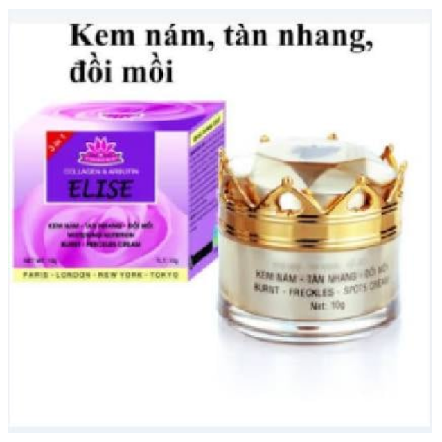 Kem Elise nám tàn nhang đồi mồi 10g