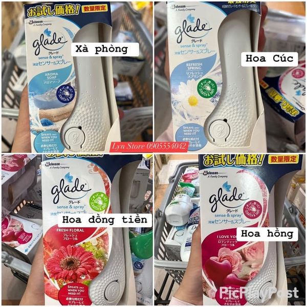 [FREE SHIP]  XỊT THƠM PHÒNG TỰ ĐỘNG GLADE NỘI ĐỊA NHẬT