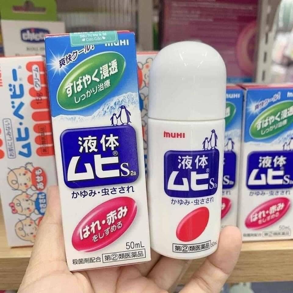 Lăn bôi muỗi và côn trùng cắn muhi nhật bản 50ml