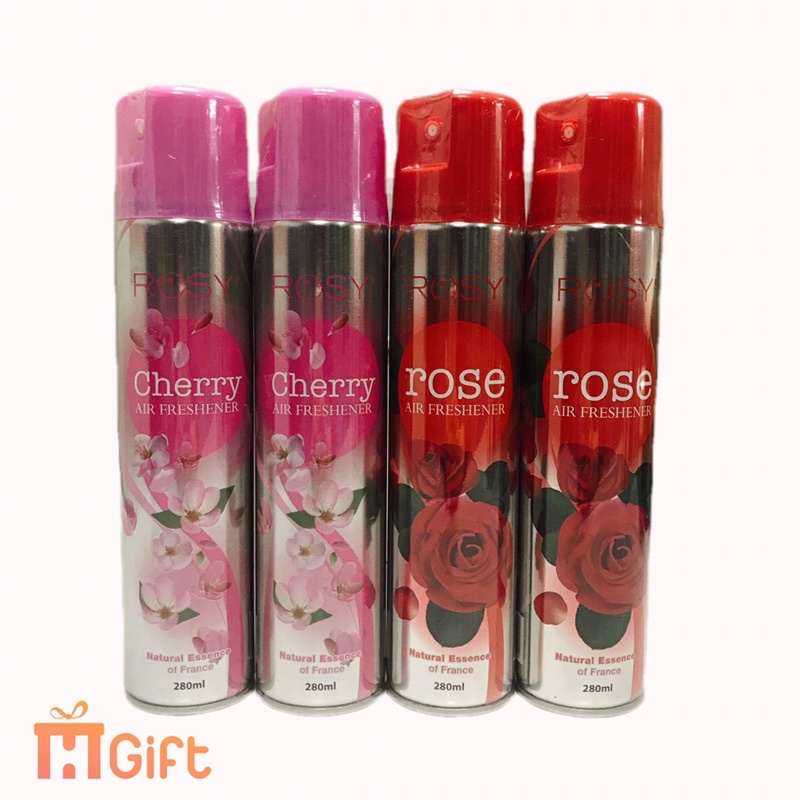 Xịt phòng, Nước hoa xịt phòng Rosy 280ml
