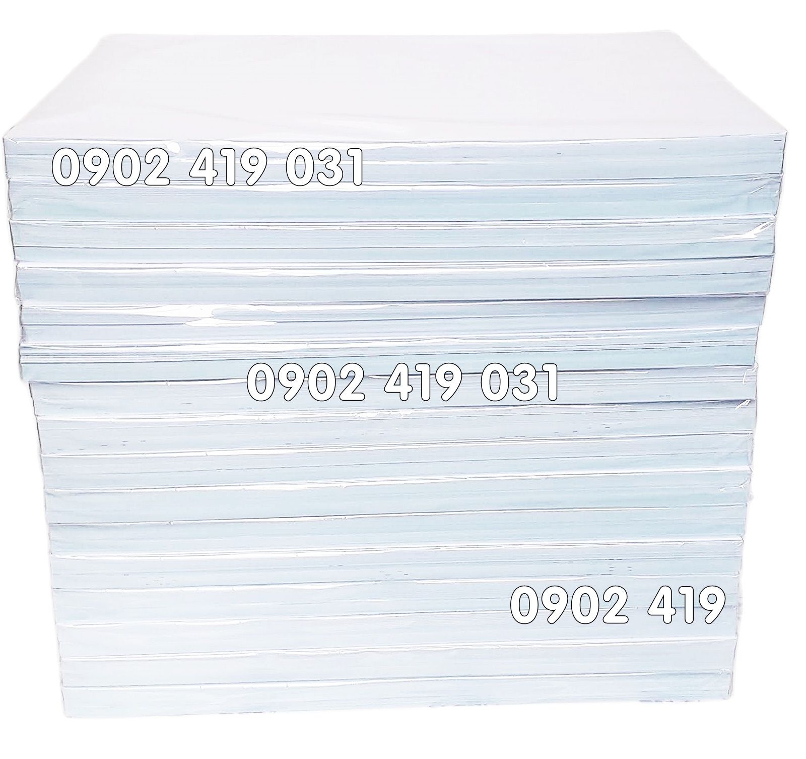 Giấy in decal đế xanh A4 ( Xấp 100 tờ )