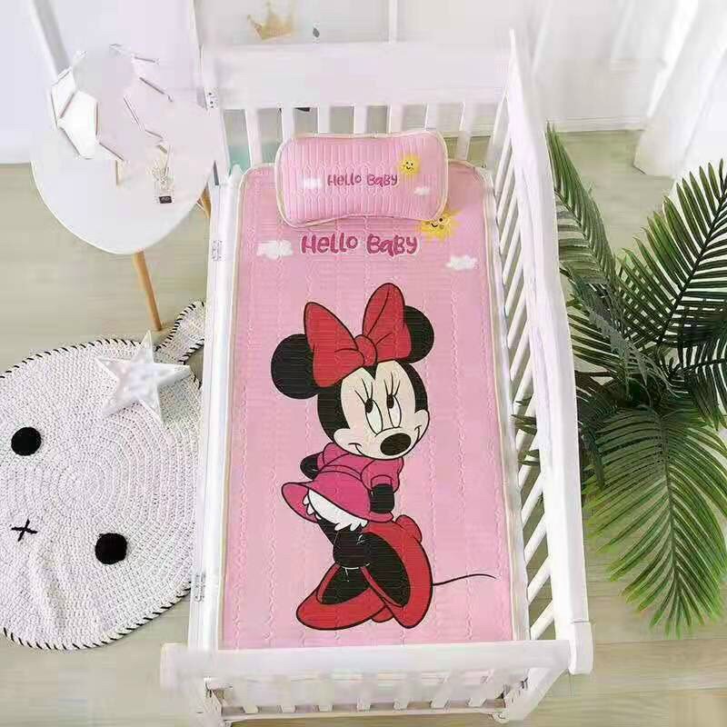 Chiếu điều hòa cao su non cho bé kèm gối