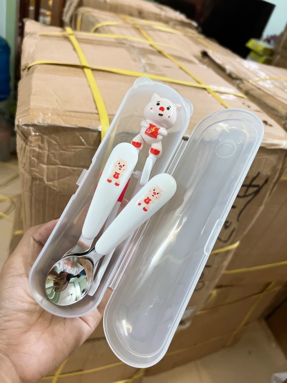 [RẺ VÔ ĐỊCH] Set dụng cụ tập ăn cho bé (thìa, dĩa, đũa)