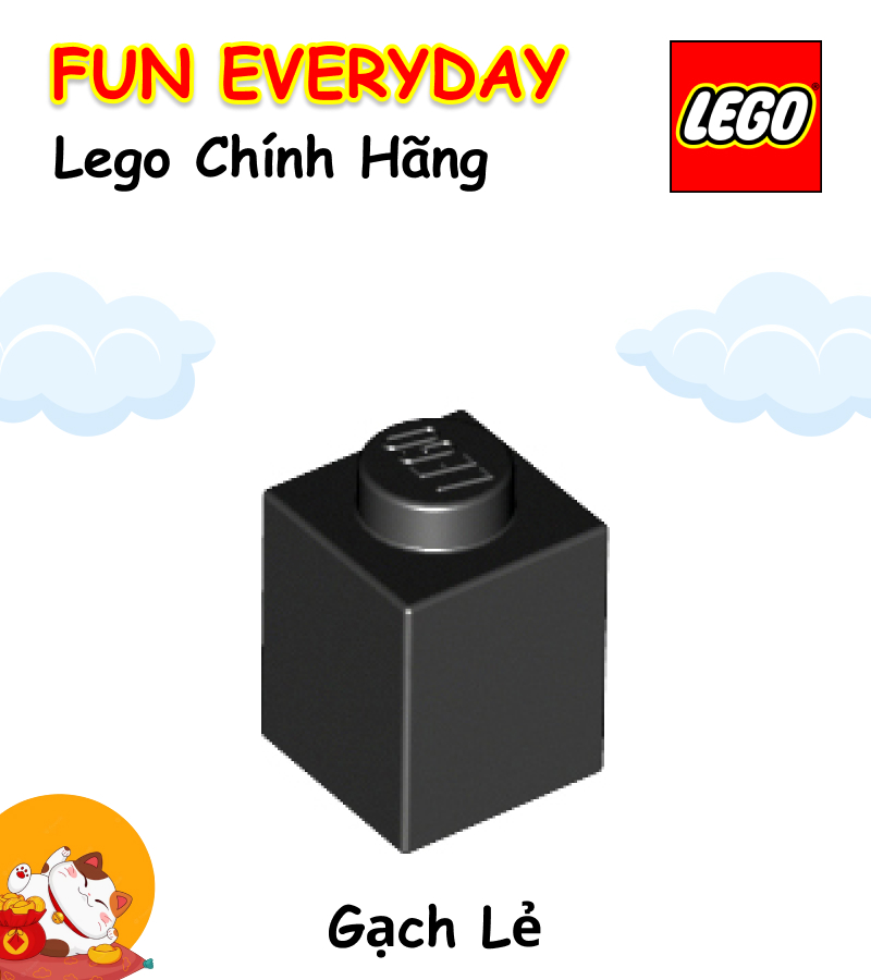 Gạch lẻ LEGO 3005 Brick 1 x 1 [Chính hãng]