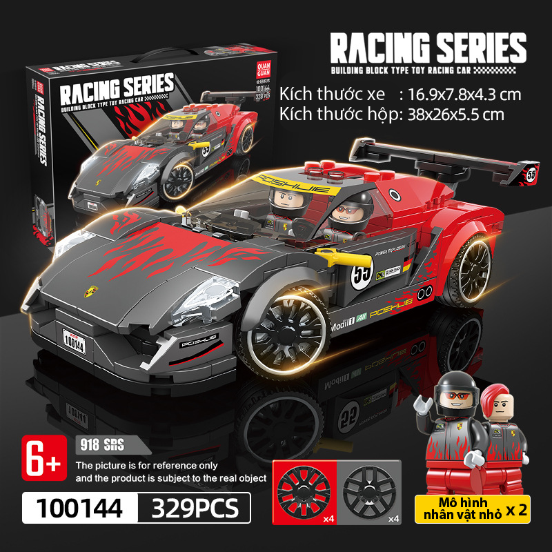 Bộ đồ chơi Lắp ráp Mô hình LEGO Xe Đua Siêu Xe