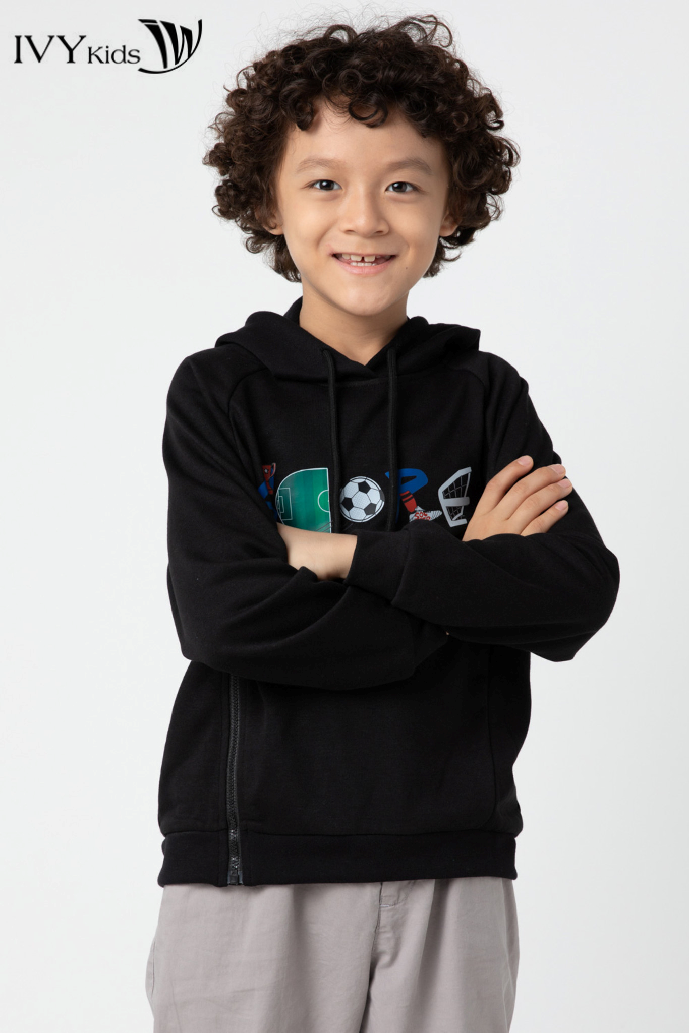 Áo hoodie score bé trai ivy moda ms 59k1397