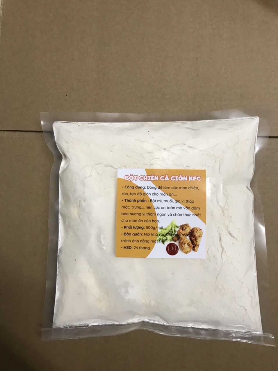 500g Bột Chiên Gà Giòn KFC (Chiên ~1Kg Gà)