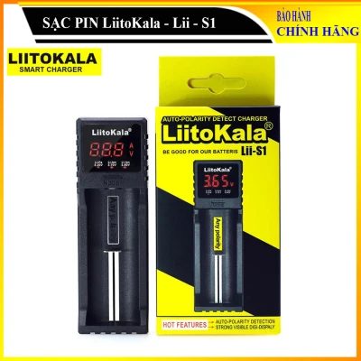 Bộ Sạc pin thông minh đa năng LiitoKaLa Lii-S1 màn hình hiển thị LCD, sạc pin AA, AAA, 18650, 26650, 21700…