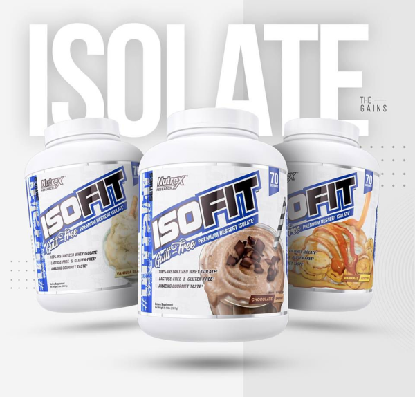 Whey Iso Fit Protein 100% Isolate, Hấp thu nhanh (70 Liều Dùng) cao cấp