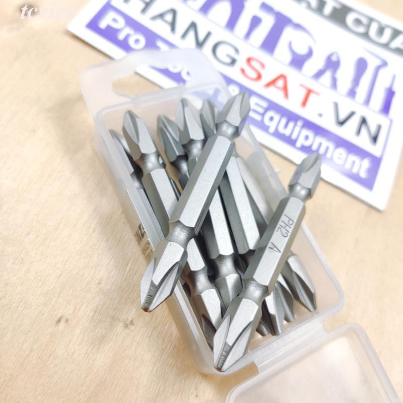 Mũi vít bake, mũi tô vít 1a, 2 đầu dài 65mm sl 1 cái