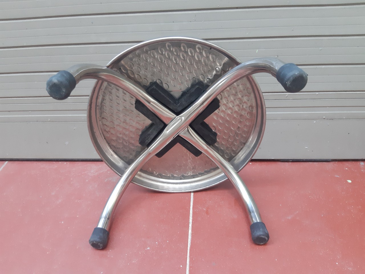 Ghế đôn cao cấp inox dày thấp