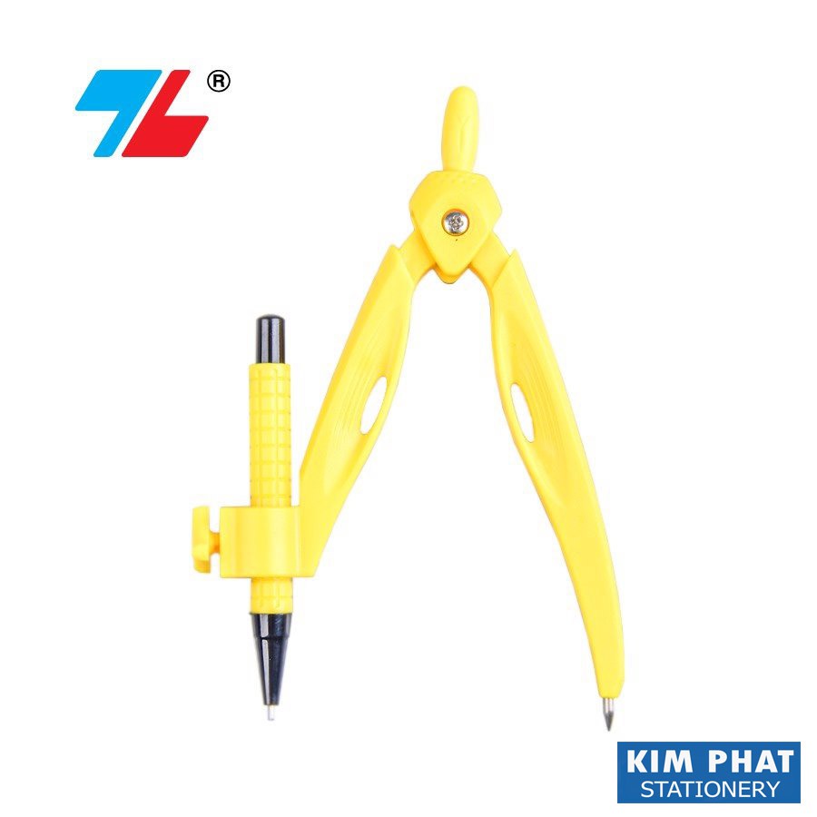 Bộ Compa hộp nhựa 4 in 1 (Compa, bút chì kim, ruột chì, tẩy) YC020