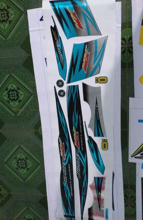 tem rời crom dán xe jupiter