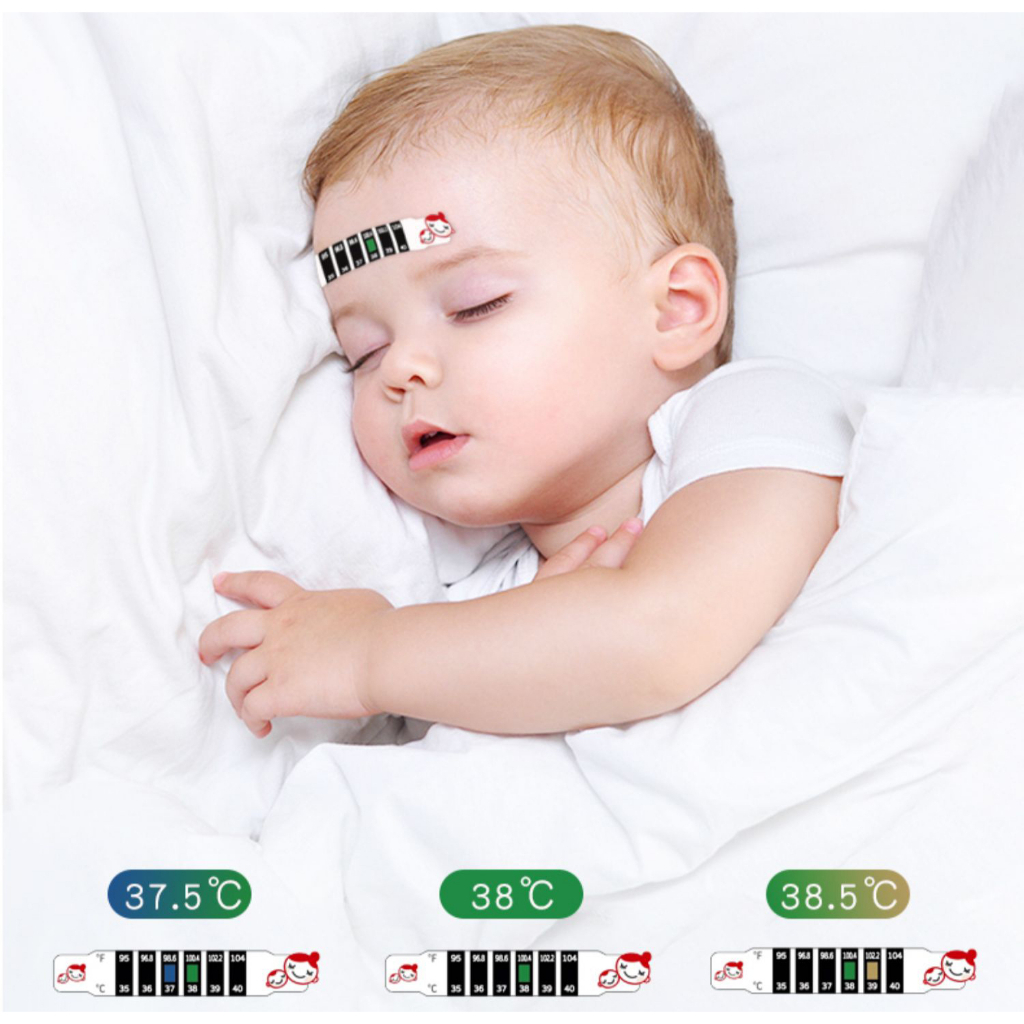 Miếng dán đo nhiệt độ cho bé