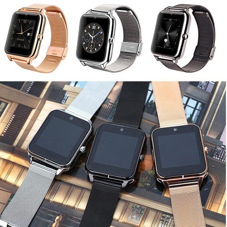 Đồng hồ thông minh Z60 kết nối Bluetooth, hỗ trợ sim và thẻ TF, đồng hồ đa ngôn ngữ cho chạy Android & IOS - INTL TẶNG KÈM TÚI CHỐNG NƯỚC ĐIỆN THOẠI