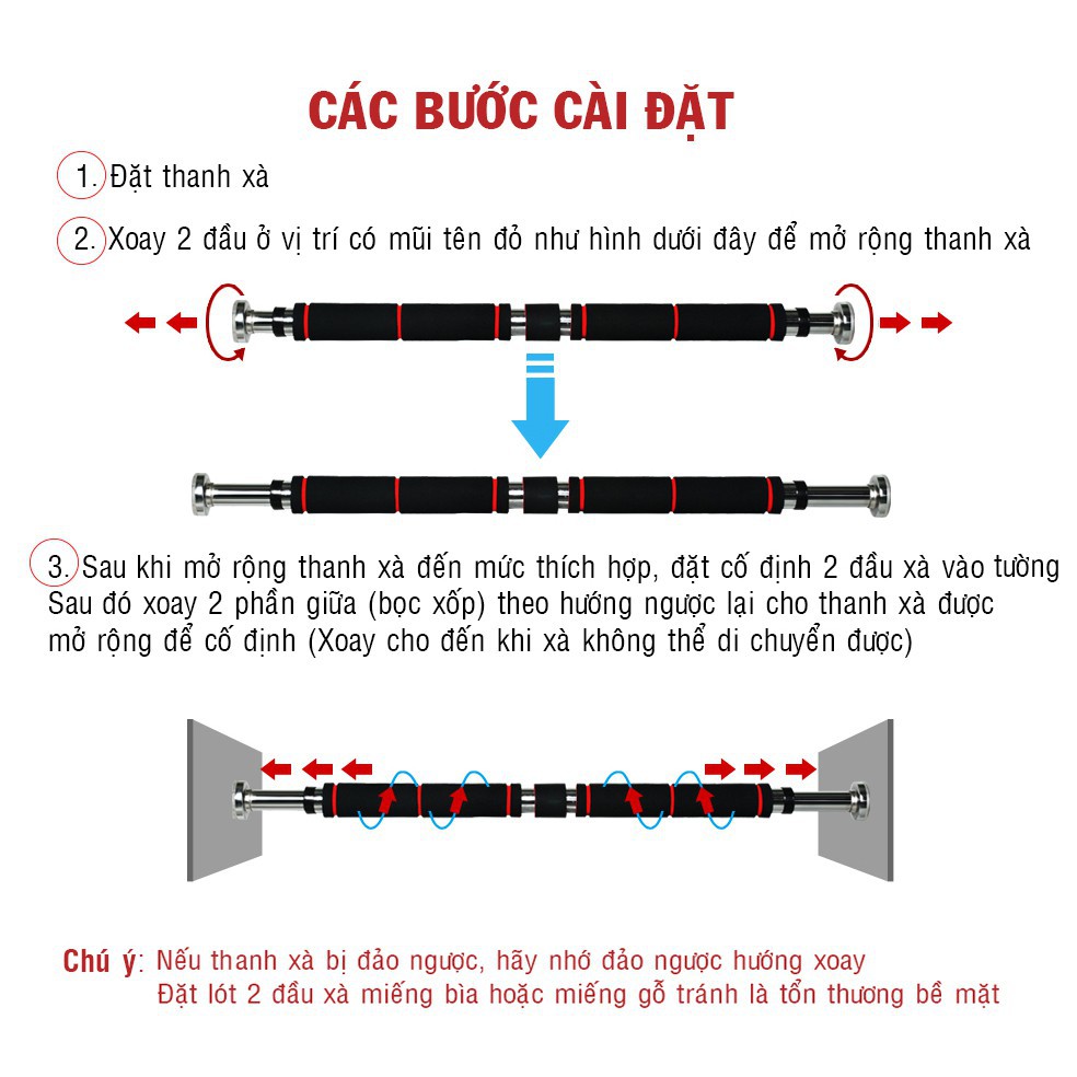 Xà đơn treo tường