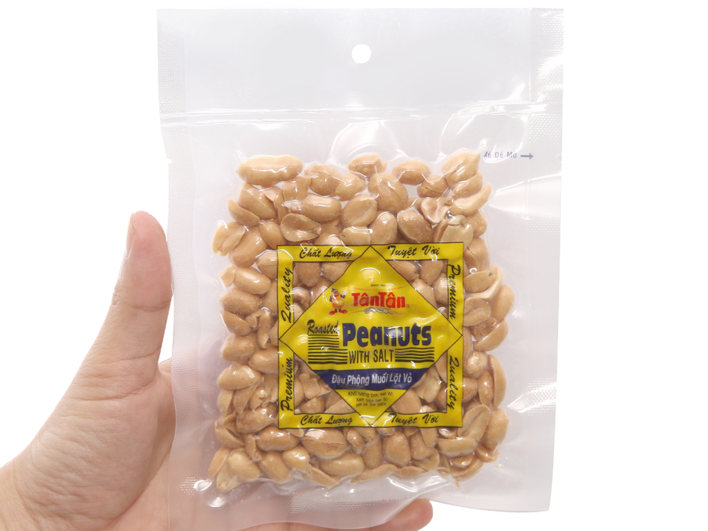 Đậu phộng Muối Lột Vỏ Tân Tân 55g