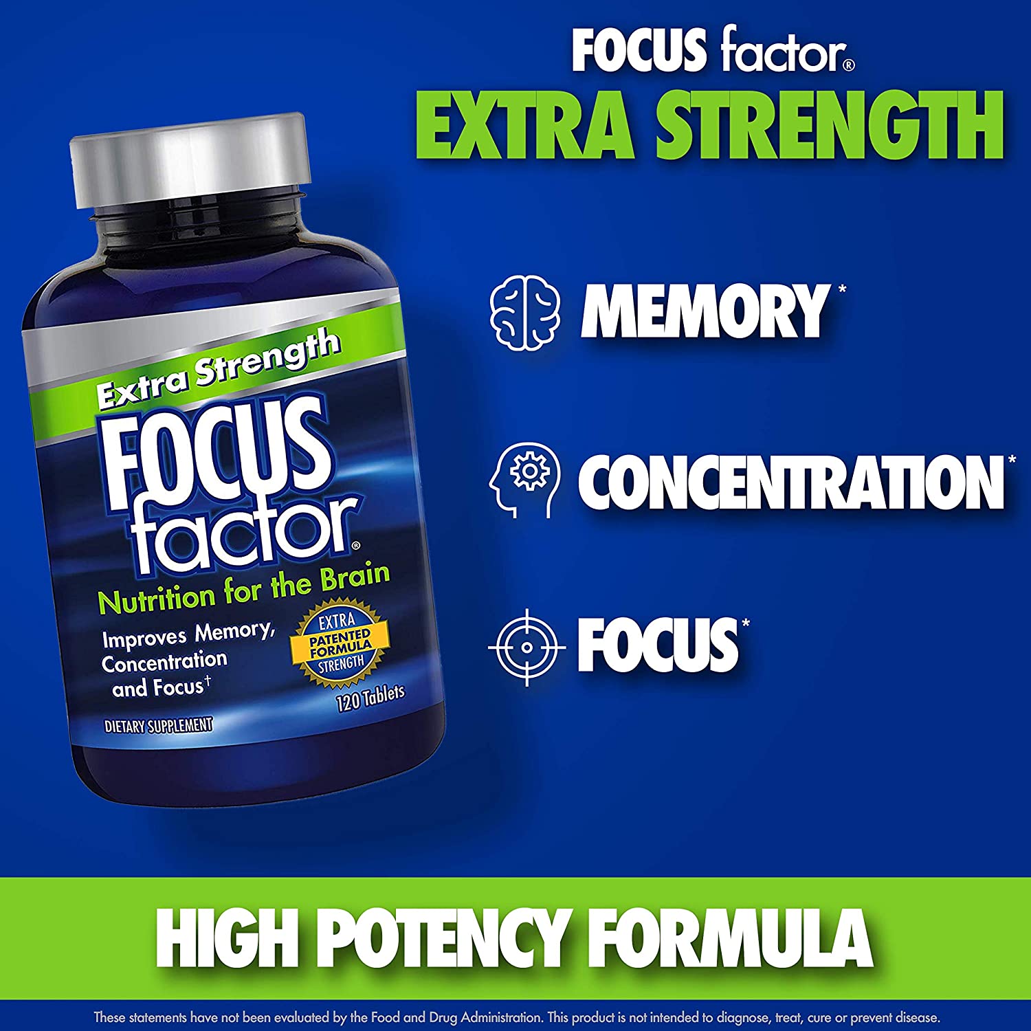 [HCM]Focus Factor Nutrition for The Brain Hộp 180 viên