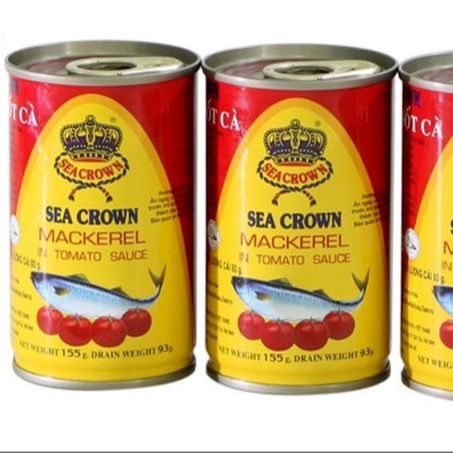 10 HỘP CÁ SỐT CÀ SEA CROWN 155g(DATE 2024)