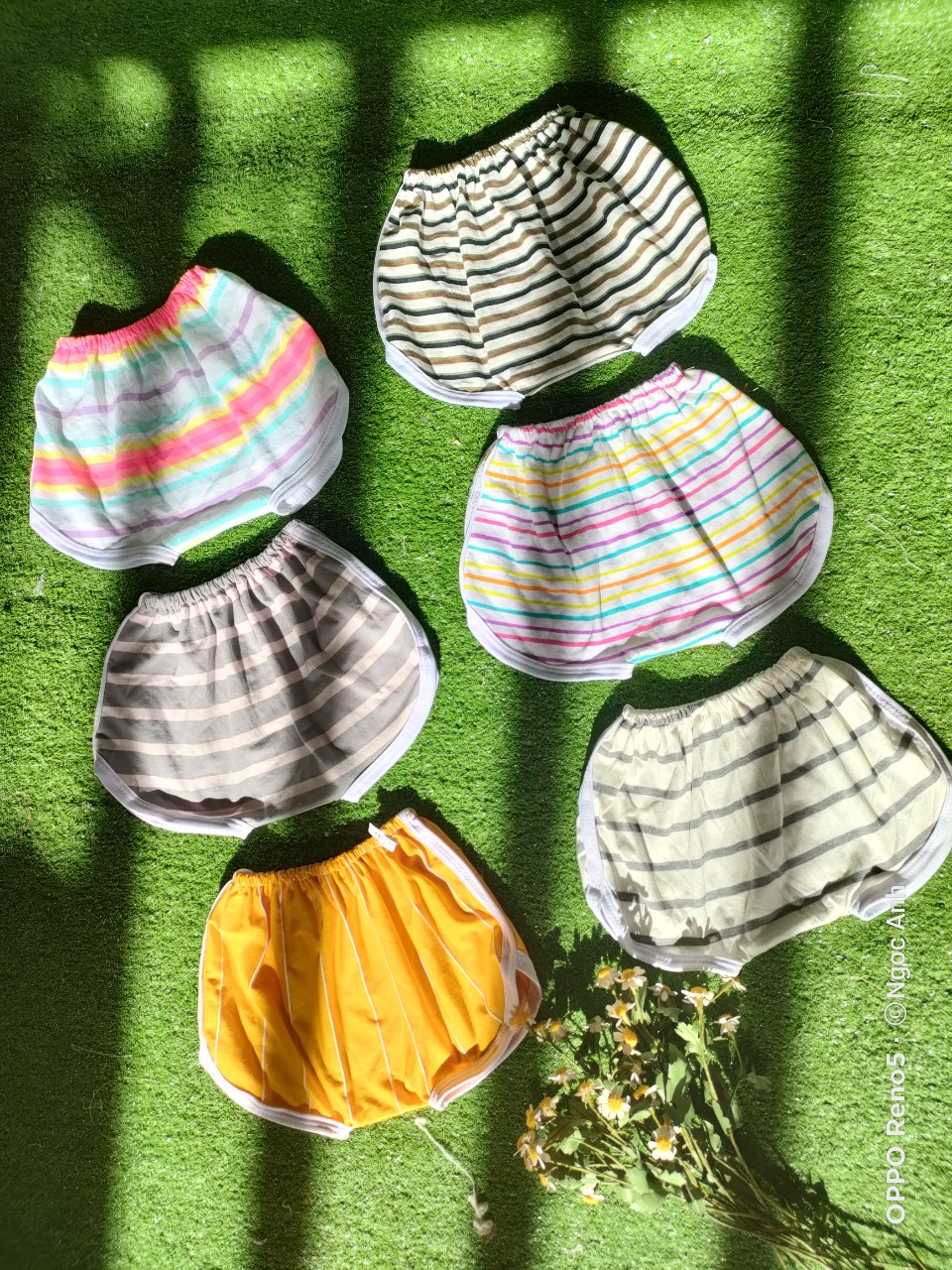 SET 10 quần đùi kẻ cho bé trai bé gái